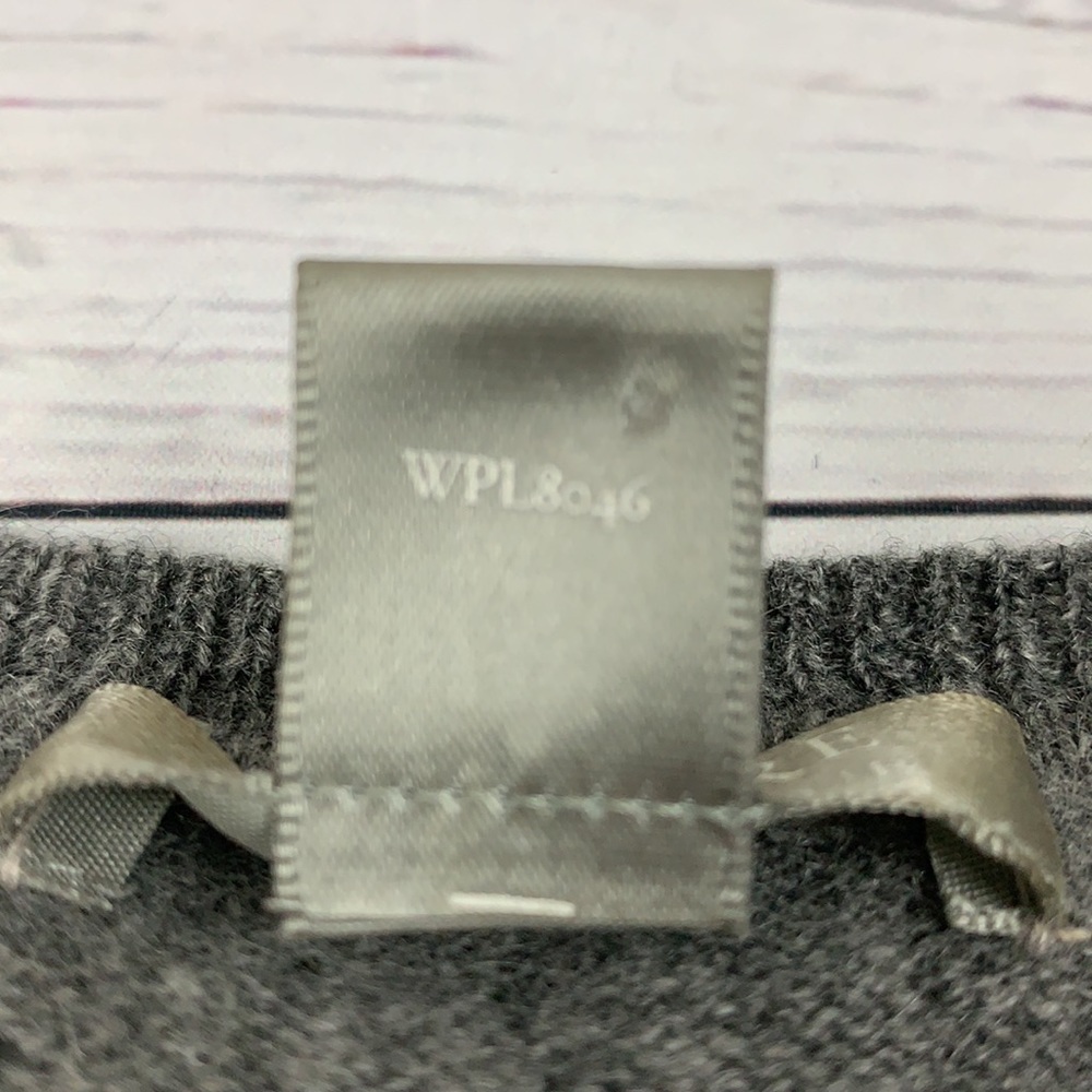 Charter club gray cashmere long sleeve sweater  L - Picture 6 of 10